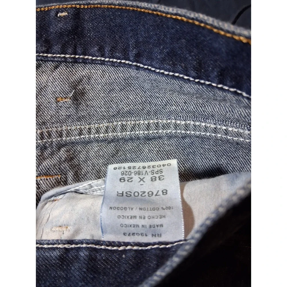 Rustler Jeans Mens 38x29‎ Blue Denim Straight Fit 100% Cotton Classic Pants